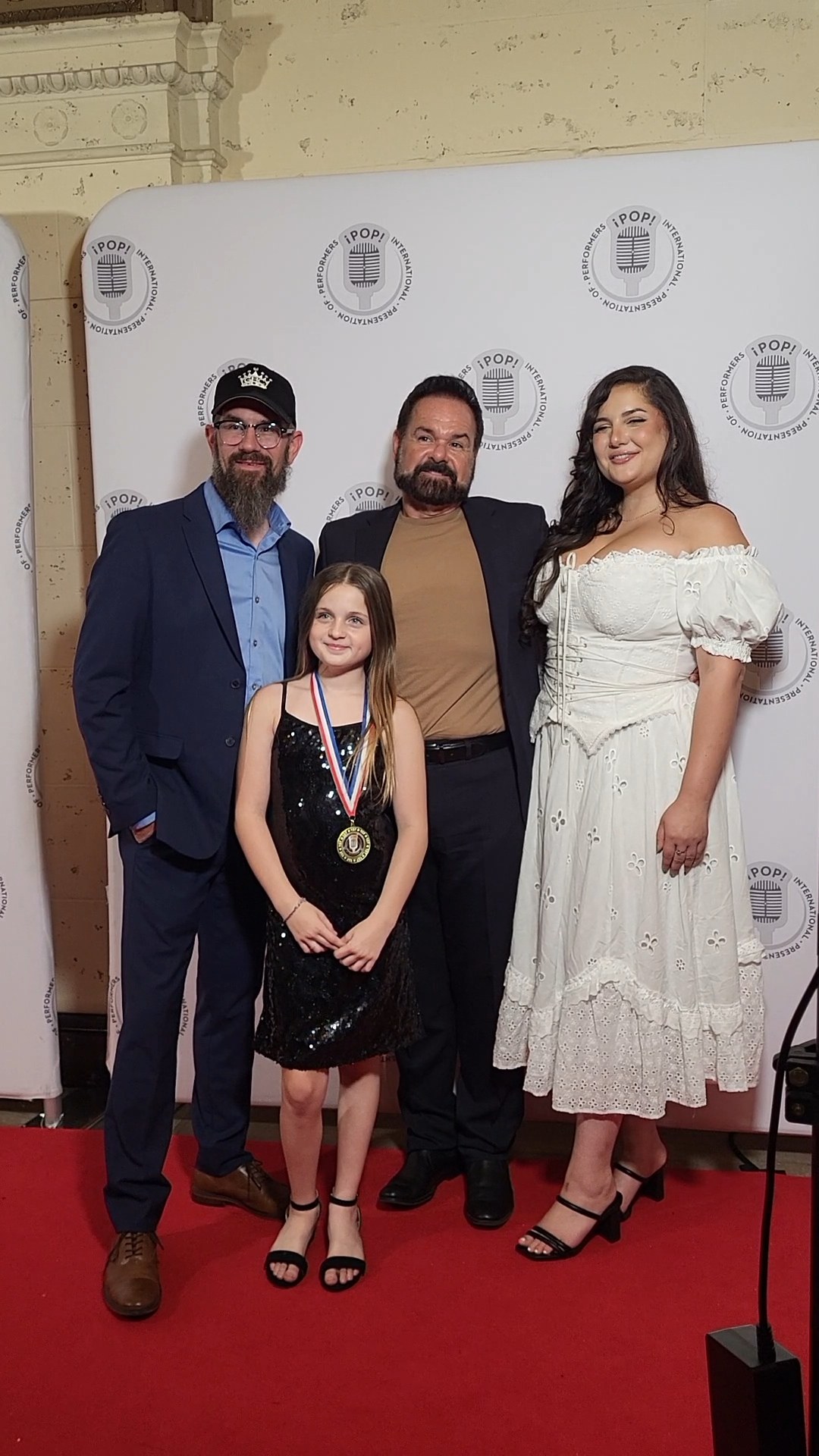 Caitlyn Helms at the iPOP event with industry guests